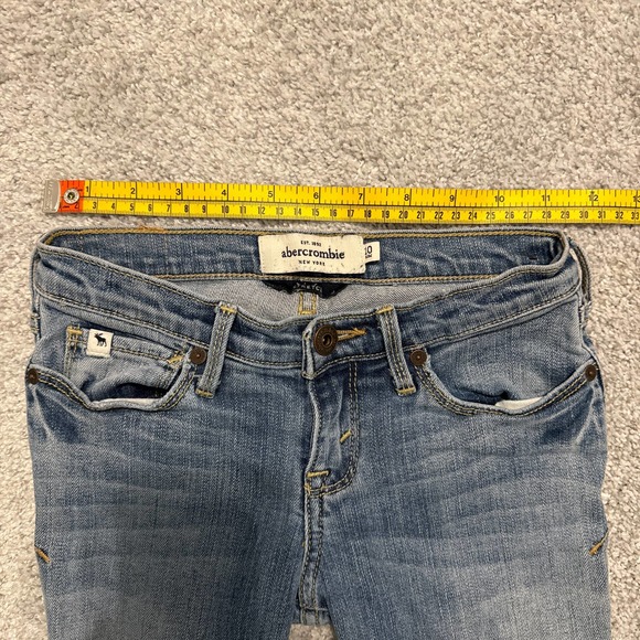 Abercrombie Kids Maddy Light Blue Jeans Size 10 Slim Stretch Pre-owned - Picture 9 of 11